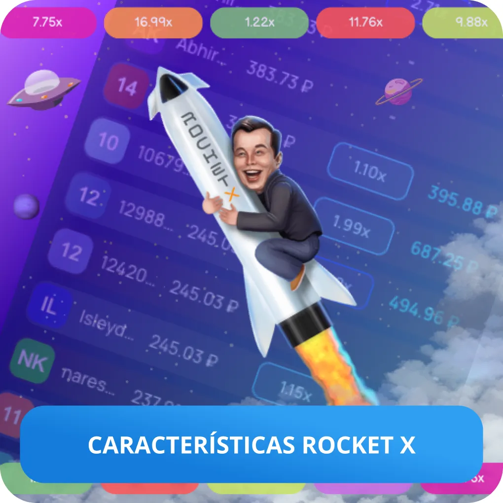 características del juego rocket x