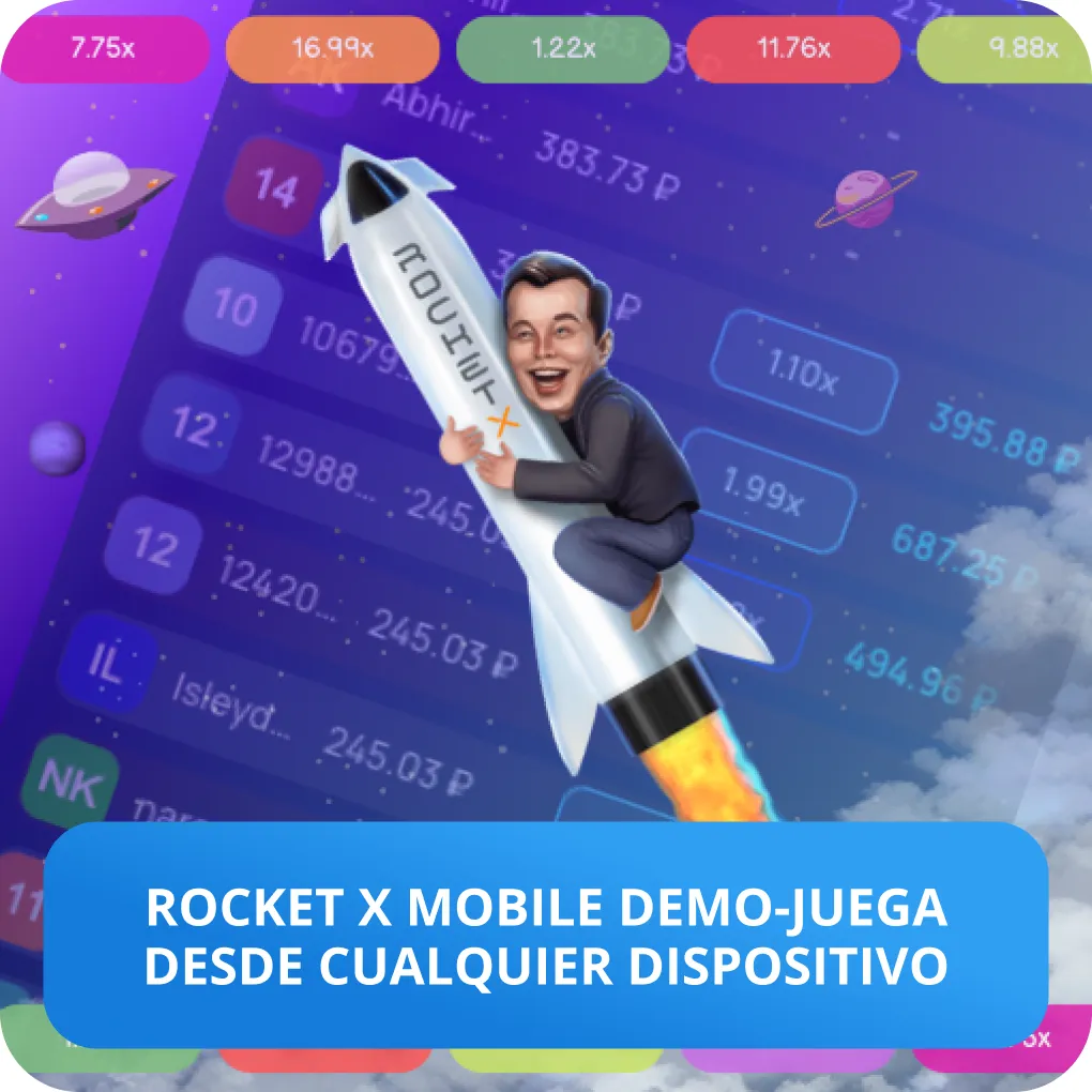 rocket x aplicación movil